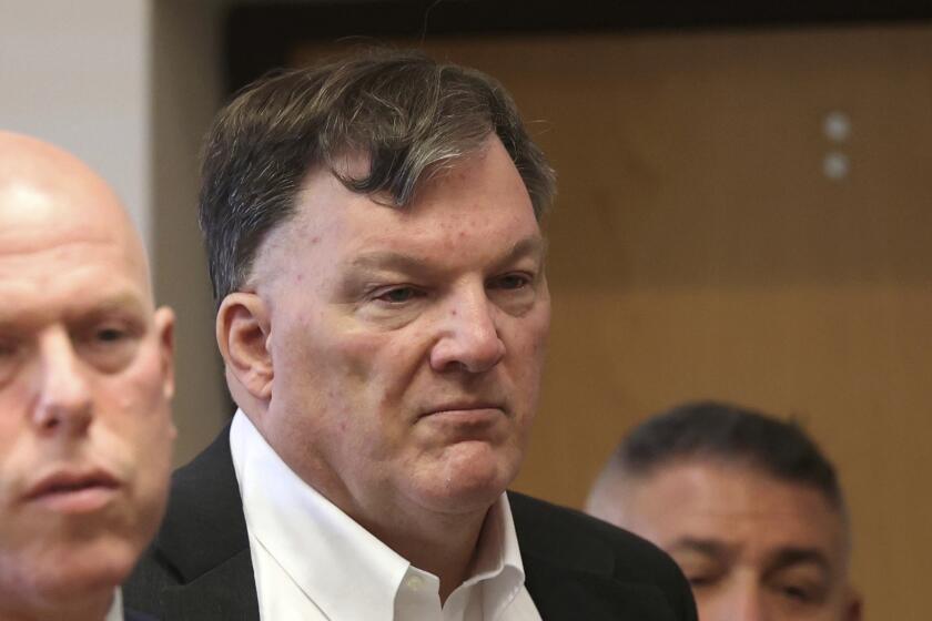 FILE - Rex Heuermann appears with his lawyer Michael J. Brown, left, at Suffolk County Court, Sept. 27, 2023, in Riverhead, N.Y. Long Island prosecutors say they are planning a major announcement in Gilgo Beach serial killing suspect Heuermann’s case on Tuesday, Jan. 16, 2024, months after he was charged with murdering three women and was named as the prime suspect in the death of a fourth woman. (James Carbone/Newsday via AP, File)