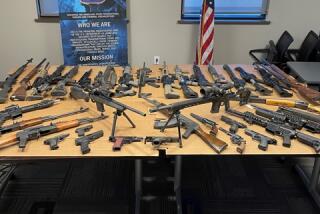 Weapons seized during the investigation on September 8, 2022.