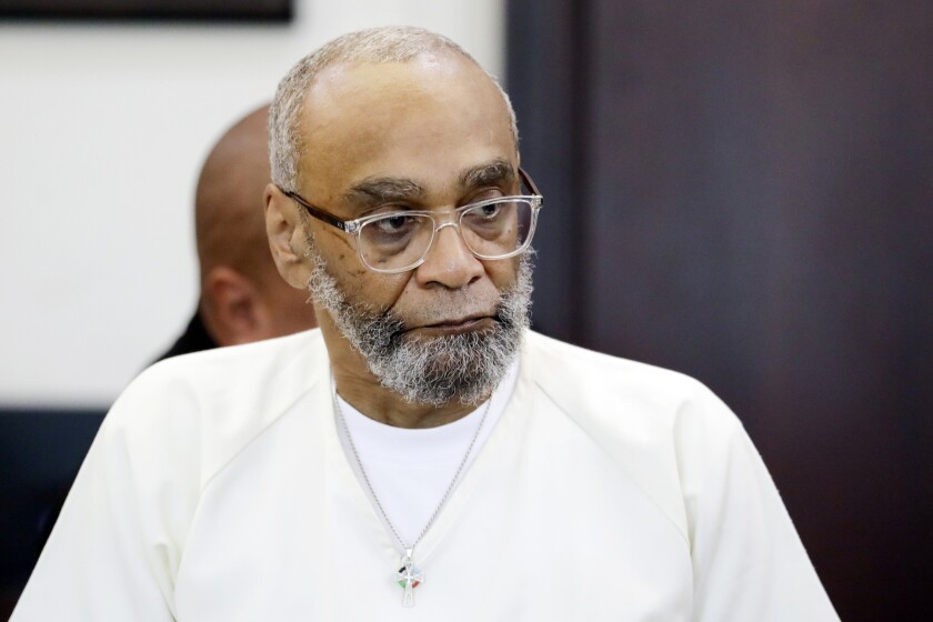 FILE - In this Aug. 28, 2019, file photo, Abu-Ali Abdur'Rahman attends a hearing in Nashville, Tenn. Attorney General Herbert Slatery announced Friday, Dec. 10, 2021, he wouldn't appeal the resentencing of Abdur'Rahman, a Tennessee death row inmate, to life in prison after initially resisting the move just two years prior. (AP Photo/Mark Humphrey, File)