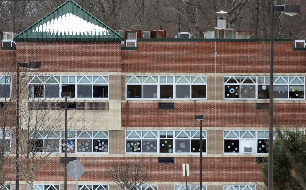 Officials said Adam Lanza, 20, studied other mass killers before a December shooting rampage in Newtown, Conn. Above, the new Sandy Hook Elementary School.