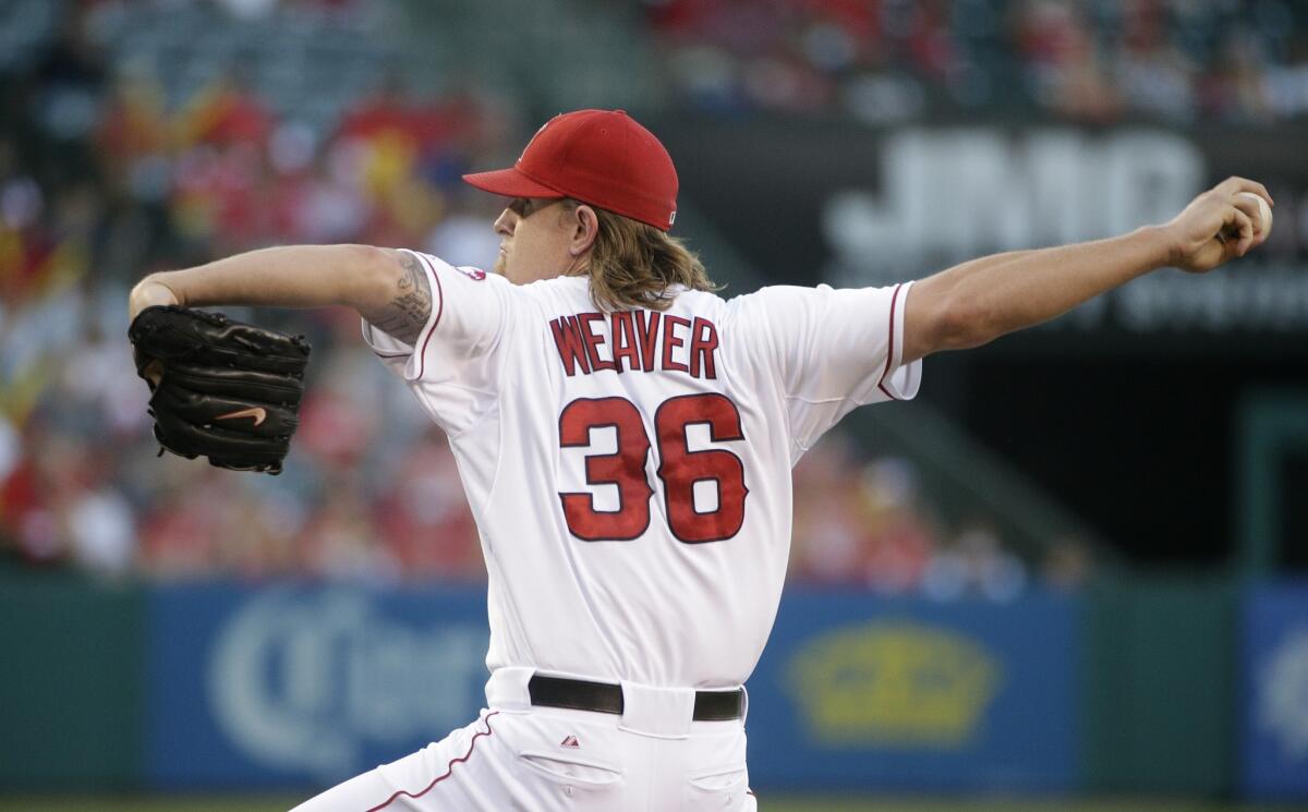The Angels are considering employing Jered Weaver on short rest during the first round of the American League playoffs.