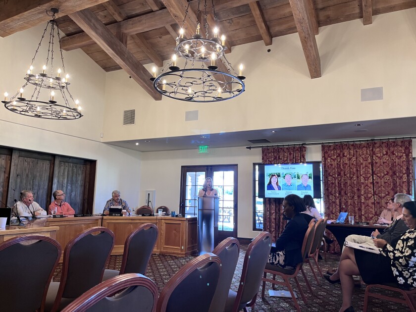 The Association board's June 14 meetting.