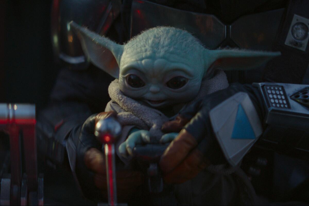 Baby Yoda from "The Mandalorian"