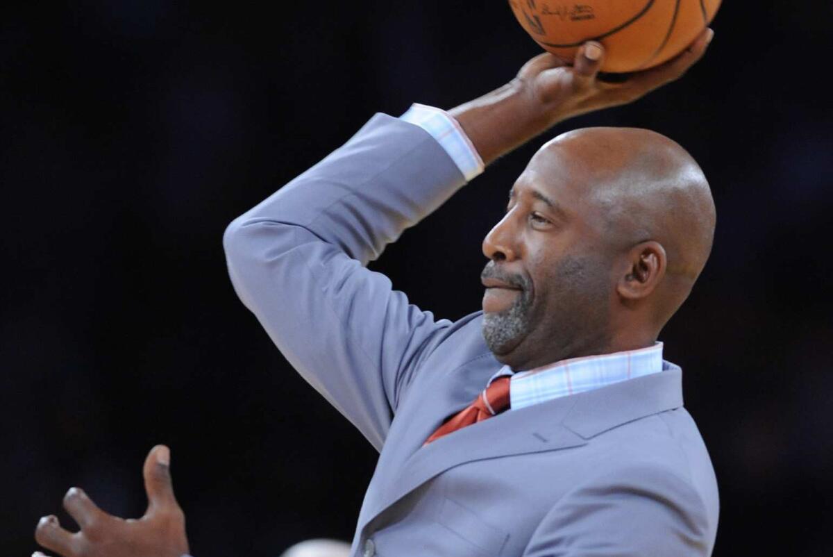 Lakers great and basketball analyst James Worthy has been hired to help coach the team.