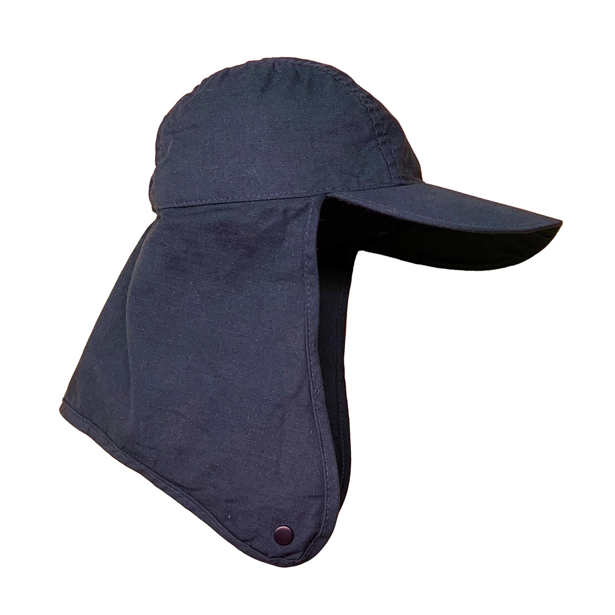Flap hat for gardeners (protects neck) from Plant Material.