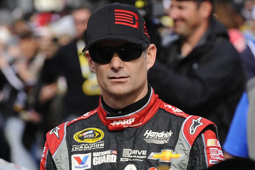 NASCAR Sprint Cup driver Jeff Gordon before Sunday's race at Texas Motor Speedway.