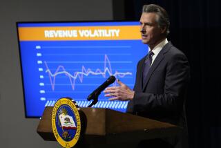FILE - California Gov. Gavin Newsom discusses his budget proposal, Wednesday, Jan. 10, 2024, in Sacramento, Calif. Newsom will release his updated budget proposal on Friday, May 10, 2024. (AP Photo/Rich Pedroncelli,File)