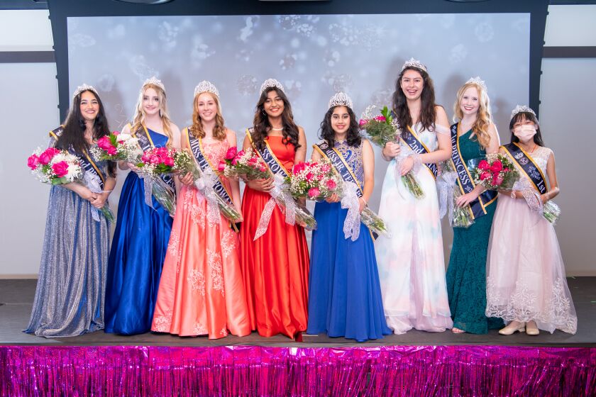 Miss Poway pageant winners from 2022.