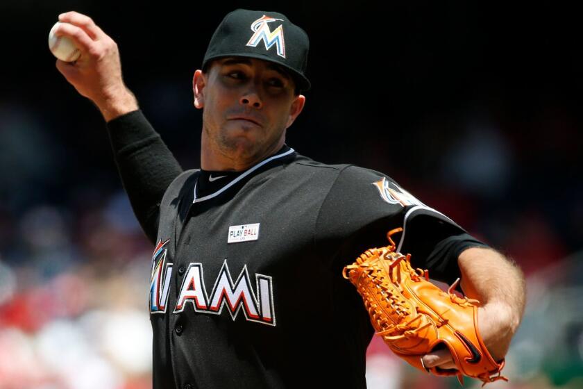 Miami Marlins pitcher Jose Fernandez died in a boating accident Sept. 25.
