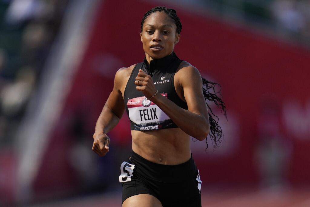 Allyson Felix's Olympic dreams continue to shine bright - Los Angeles Times