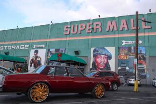 South Los Angeles , CA - January 21: The front of the Slauson Swap Meet on Sunday, Jan. 21 2024 in South Los Angeles, CA. (Michael Blackshire / Los Angeles Times)