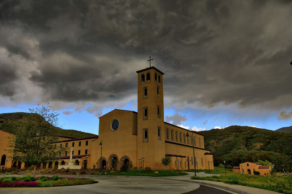 St. Michael's Abbey on Silverado Canyon Road.
