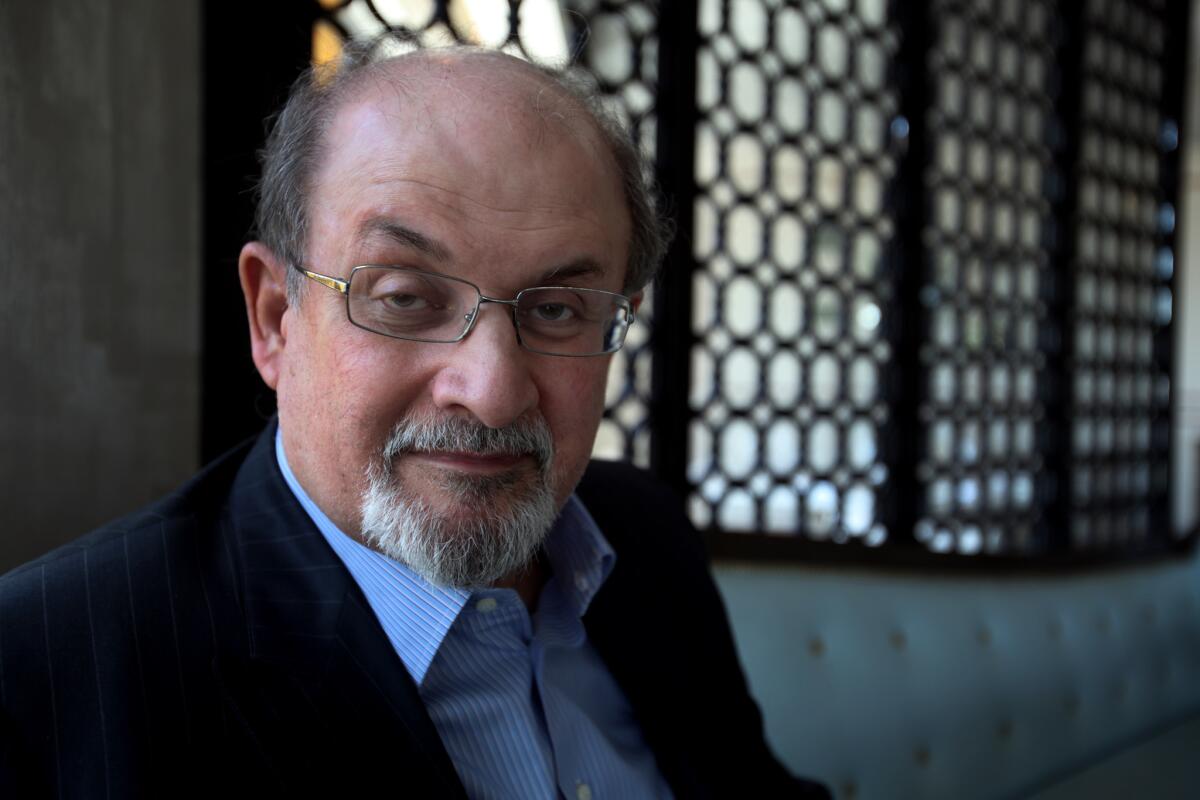 This year's PEN/Pinter Prize will go to Salman Rushdie for, among other things, his books and "countless private acts of kindness."