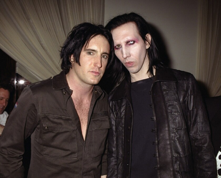 Trent Reznor and Marilyn Manson.