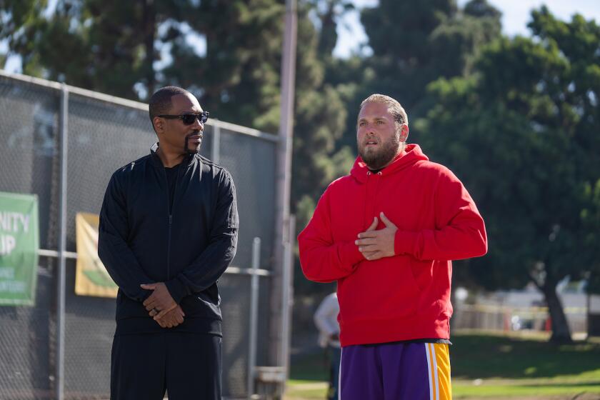 Eddie Murphy and Jonah Hill in the movie "You People."