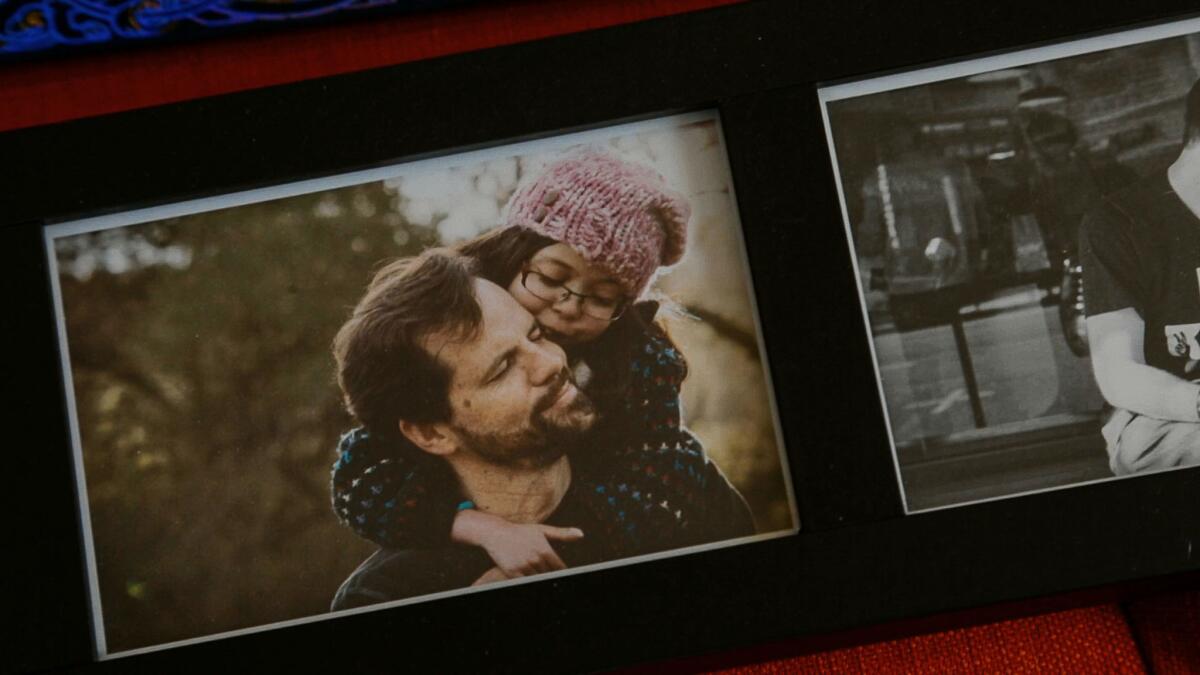 Photographs and memories of Noah Bella Michaelis adorn the Michaelis home.