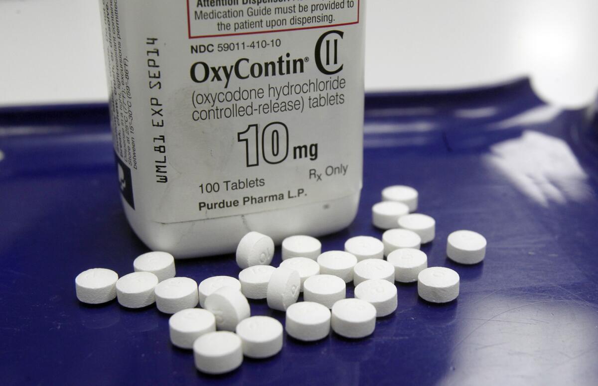 OxyContin tablets.