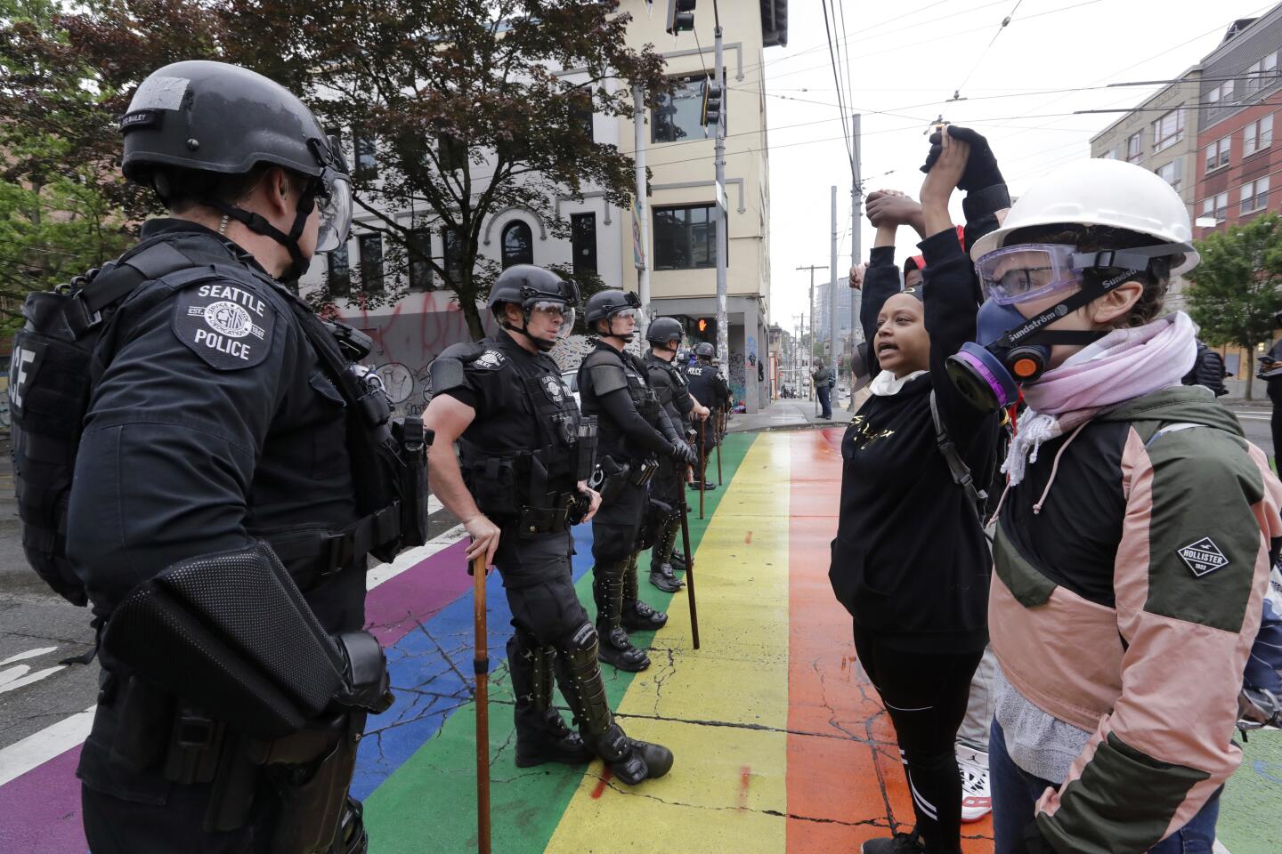 Police clear out Seattle’s protest zone