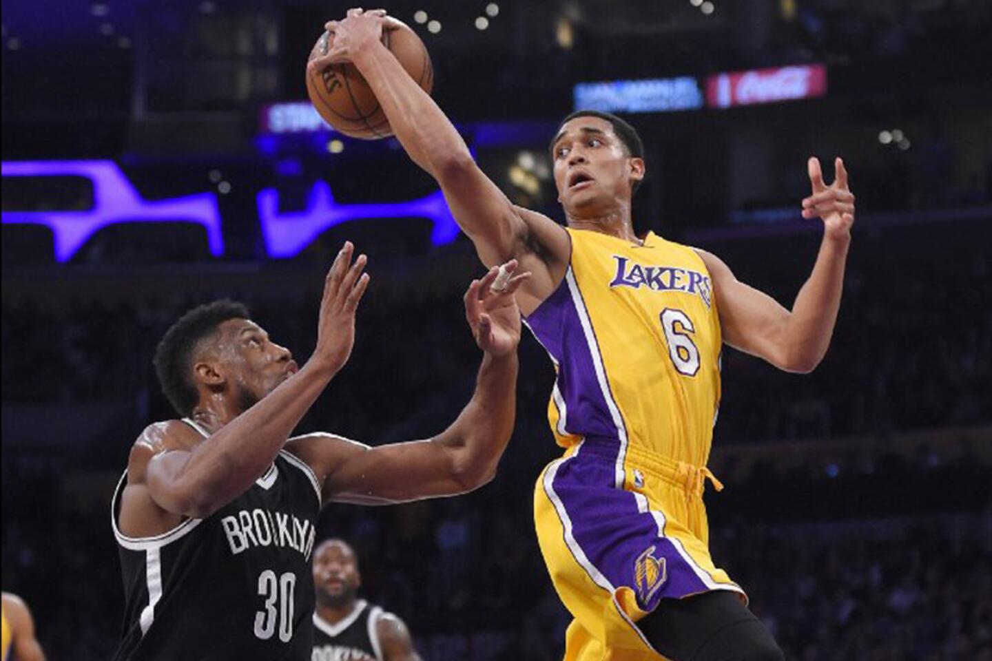 Russell scores 39 points, Lakers end skid with win over Nets - Washington  Times