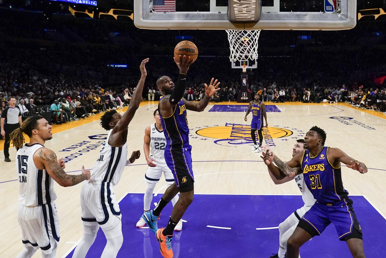 Lakers Vs. Grizzlies: L.A. Has 2-Game Win Streak Snapped By