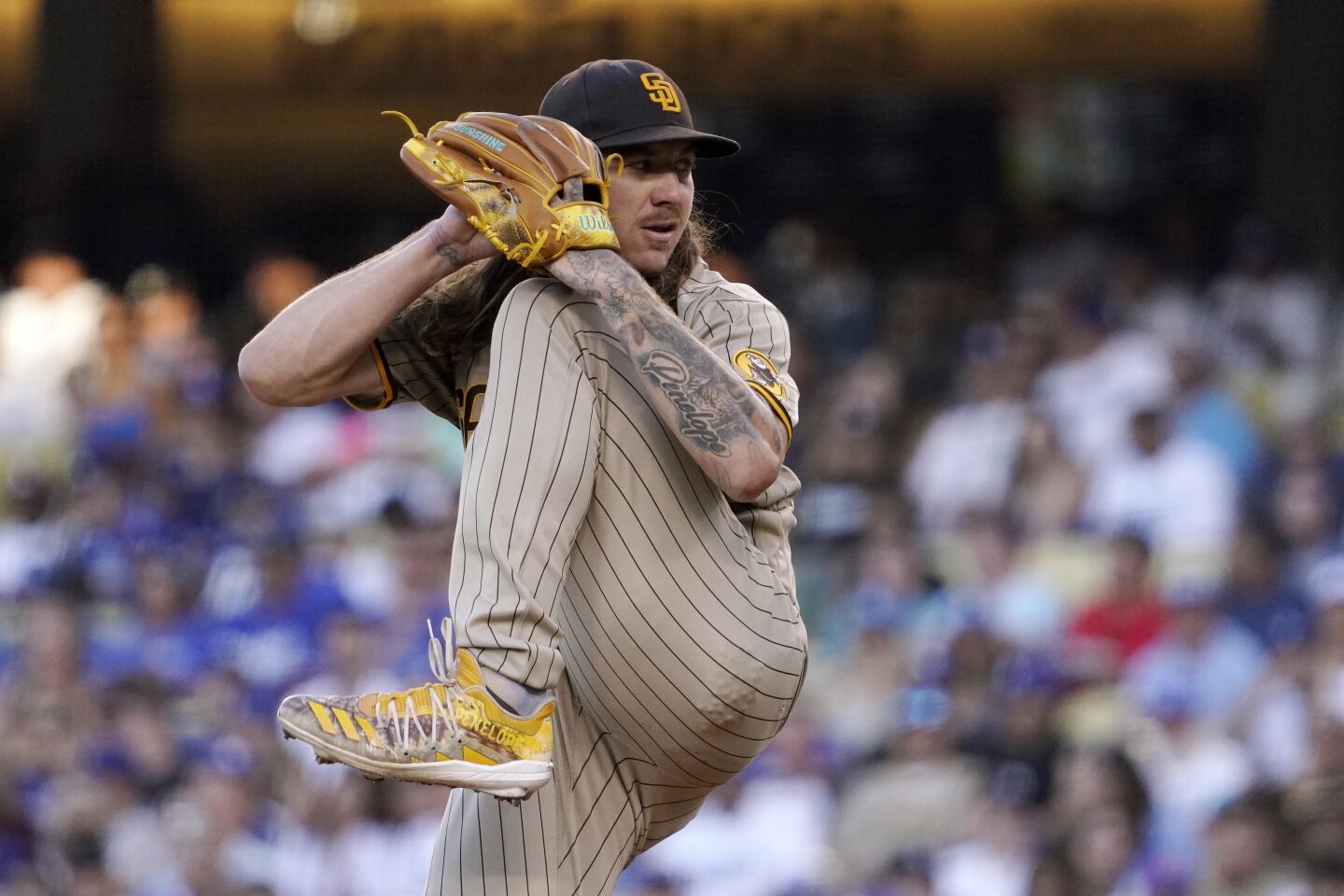 Game 1: Padres RHP Mike Clevinger (3-4, 3.60 ERA)He’d gone seven innings in back-to-back starts before allowing five runs in 4 2/3 innings at Dodger Stadium on Saturday. Clevinger’s lone start against Washington was in 2019, when he allowed six runs in 5 2/3 innings.