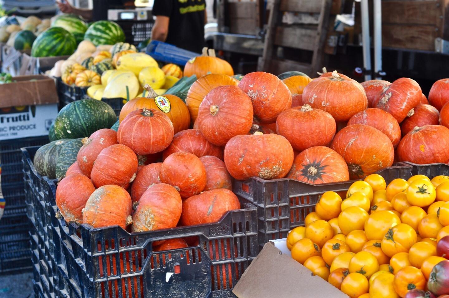 October at the market