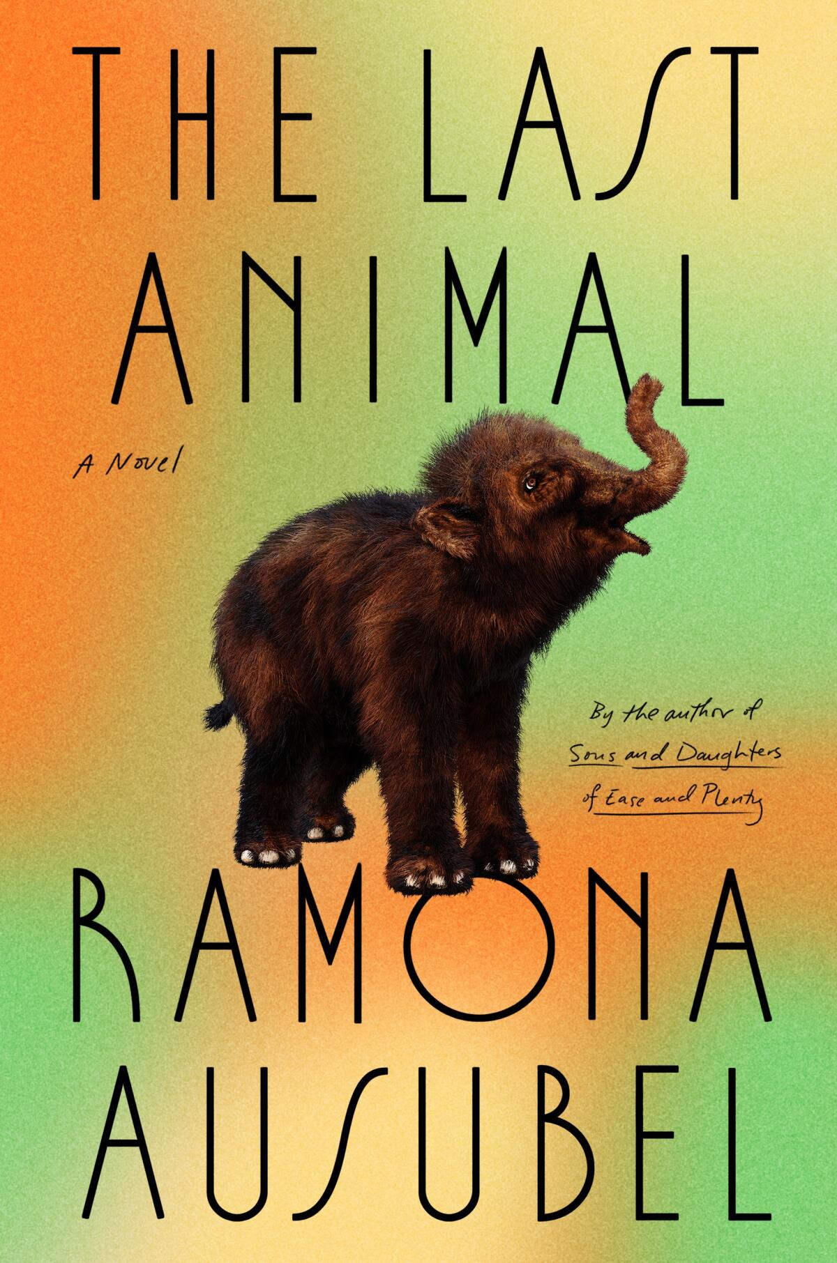 book cover for 'The Last Animal,' by Ramona Ausubel