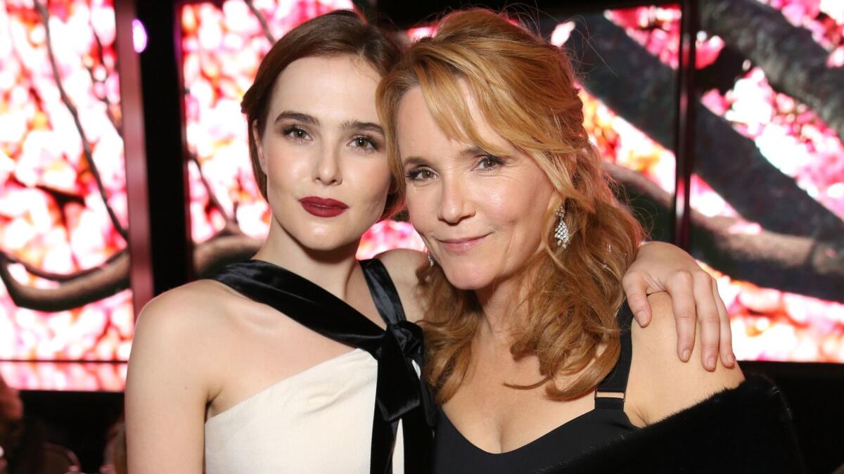 The future is now: Deutch, honored with Women in Film Max Mara Face of the Future Award, with her mother, Lea Thompson, both in Max Mara, at Women in Film's Crystal + Lucy Awards at the Beverly Hilton on June 13. (Rachel Murray / Getty Images)