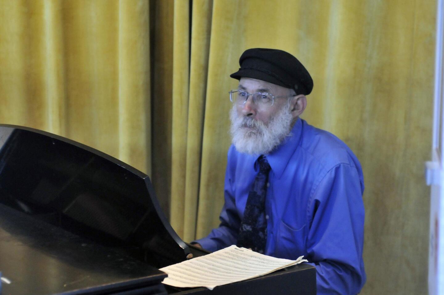 Steve Zuill at the piano