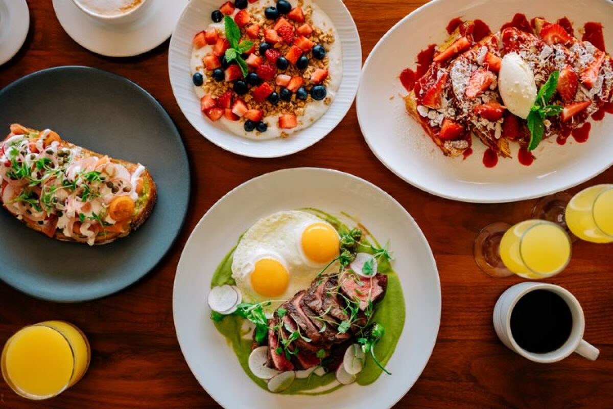 Cusp Dining & Drinks is among La Jolla locations that will serve Mother’s Day brunch on Sunday, May 14.
