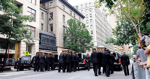 Crash victims' funeral