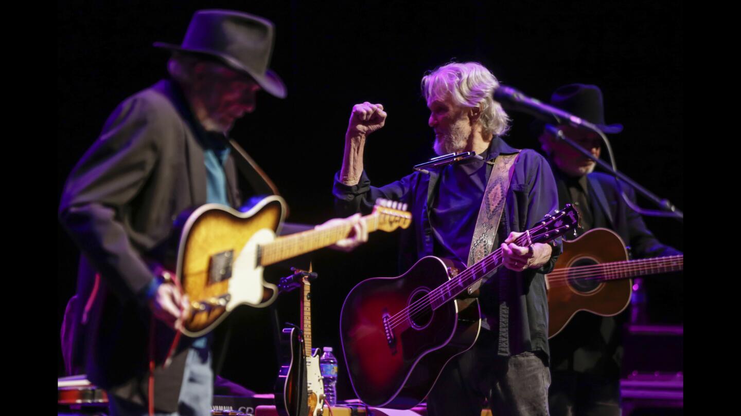 Haggard and Kristofferson share the stage