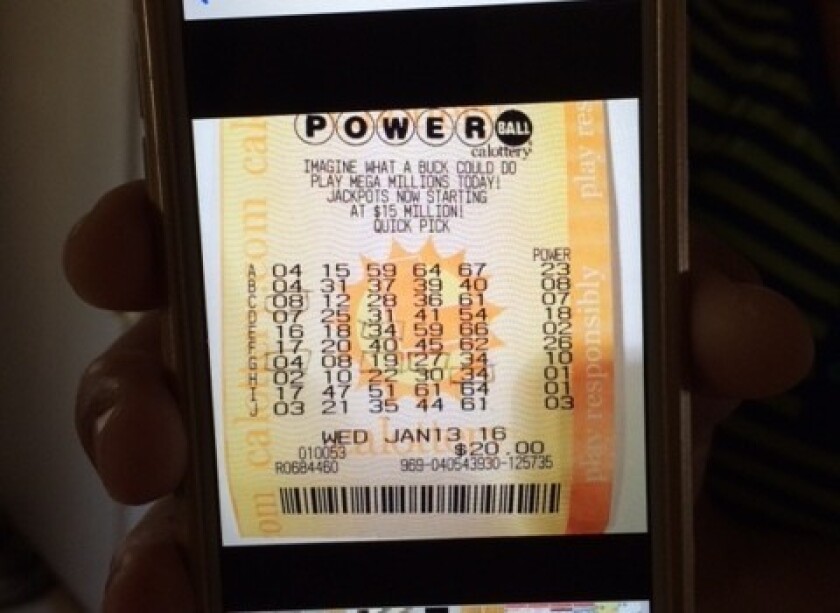 A photograph of a fake winning Powerball ticket fooled a Pomona nurse and her employer. The nurse's son later admitted it was a joke.