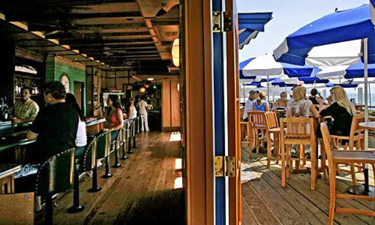 IN MALIBU: New pier dining spots are within the footprints of the old, and a state parks historian helped with restoration.