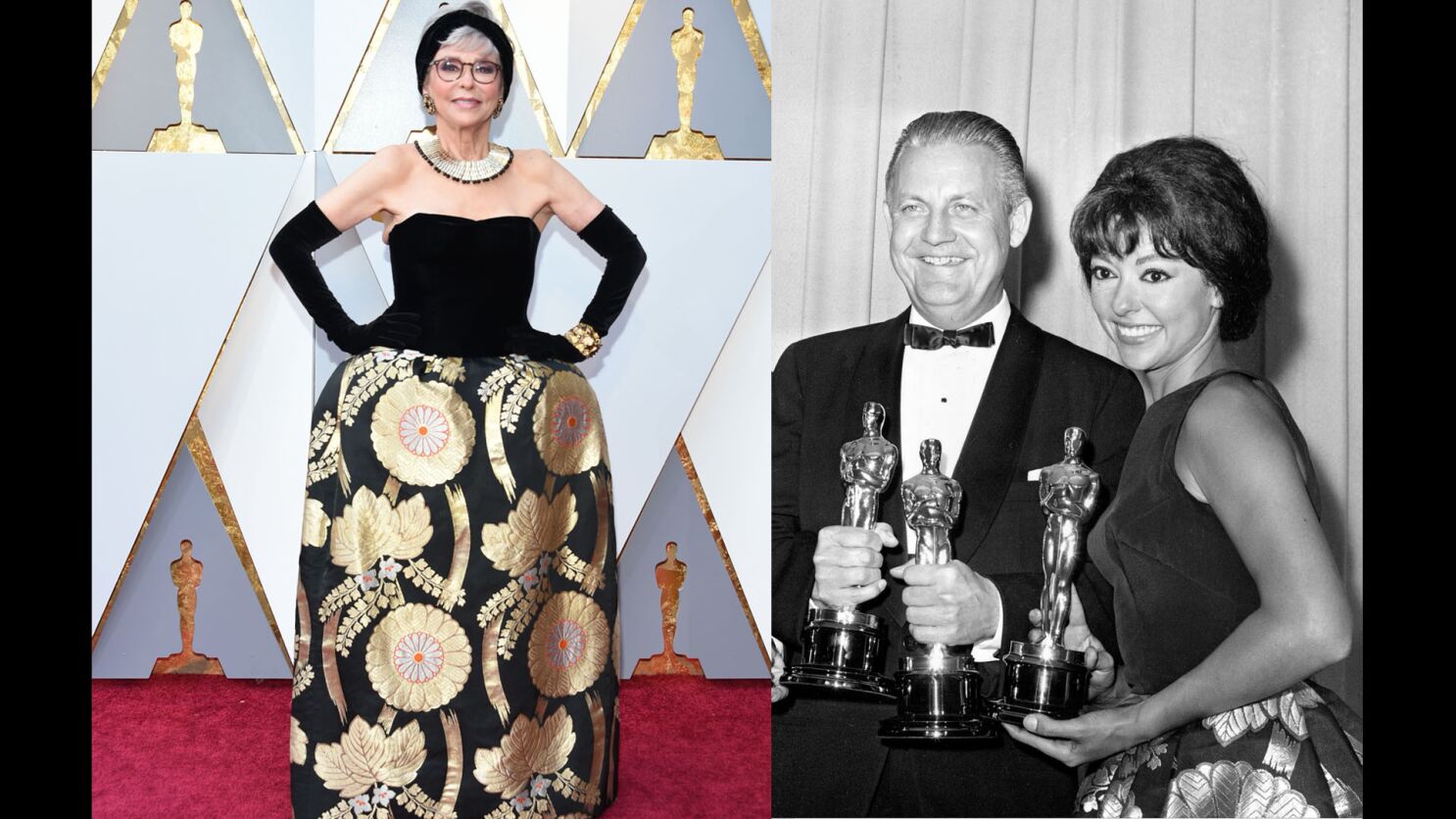 Kirsten Powers Porn - Rita Moreno goes vintage with Oscar dress she wore to the Academy Awards in  1962 - The San Diego Union-Tribune