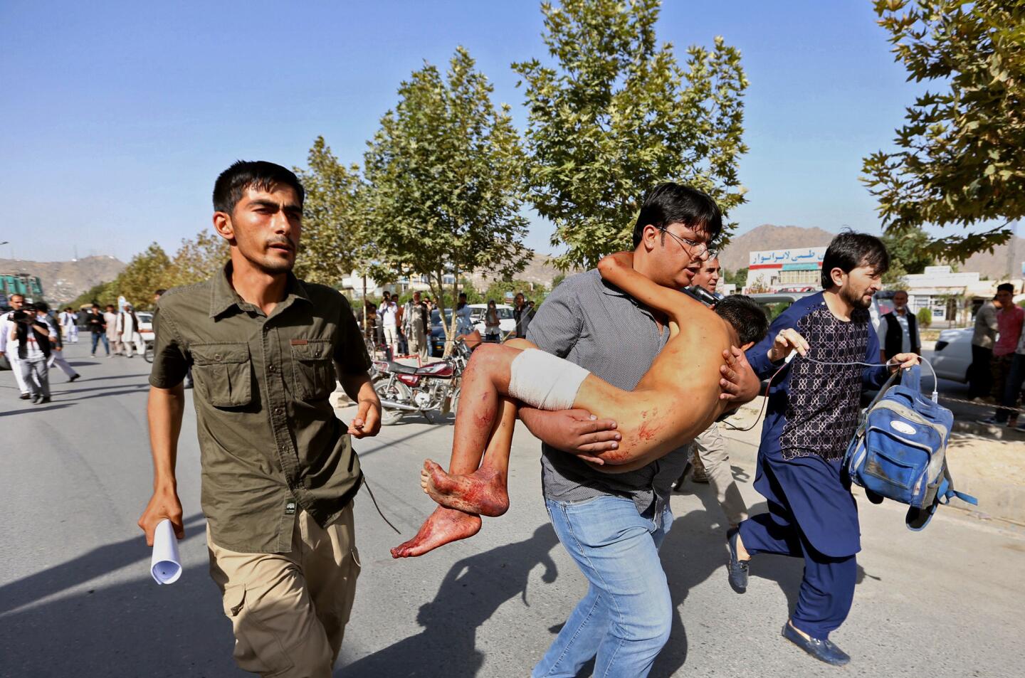 Islamic State blasts peaceful protest in Kabul