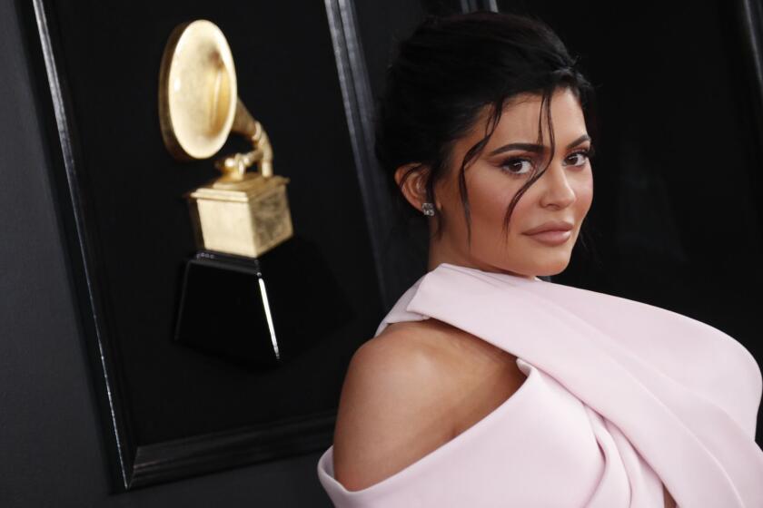 LOS ANGELES, CA - February 10, 2019 Kylie Jenner during the arrivals at the 61st GRAMMY Awards at STAPLES Center in Los Angeles, CA. Sunday, February 10, 2019. (Marcus Yam / Los Angeles Times)