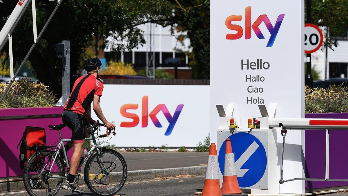 Sky is Britain’s top pay-TV company.