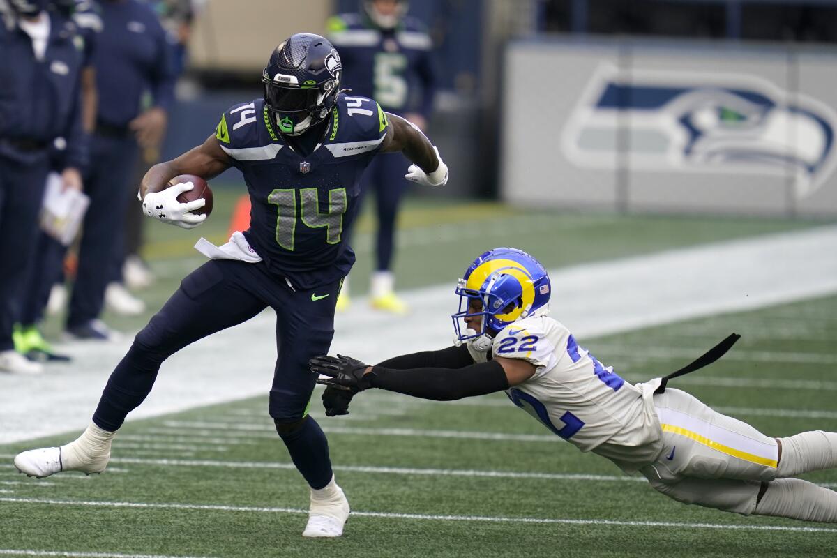 Seahawks' DK Metcalf gives surprising all-time wide receiver