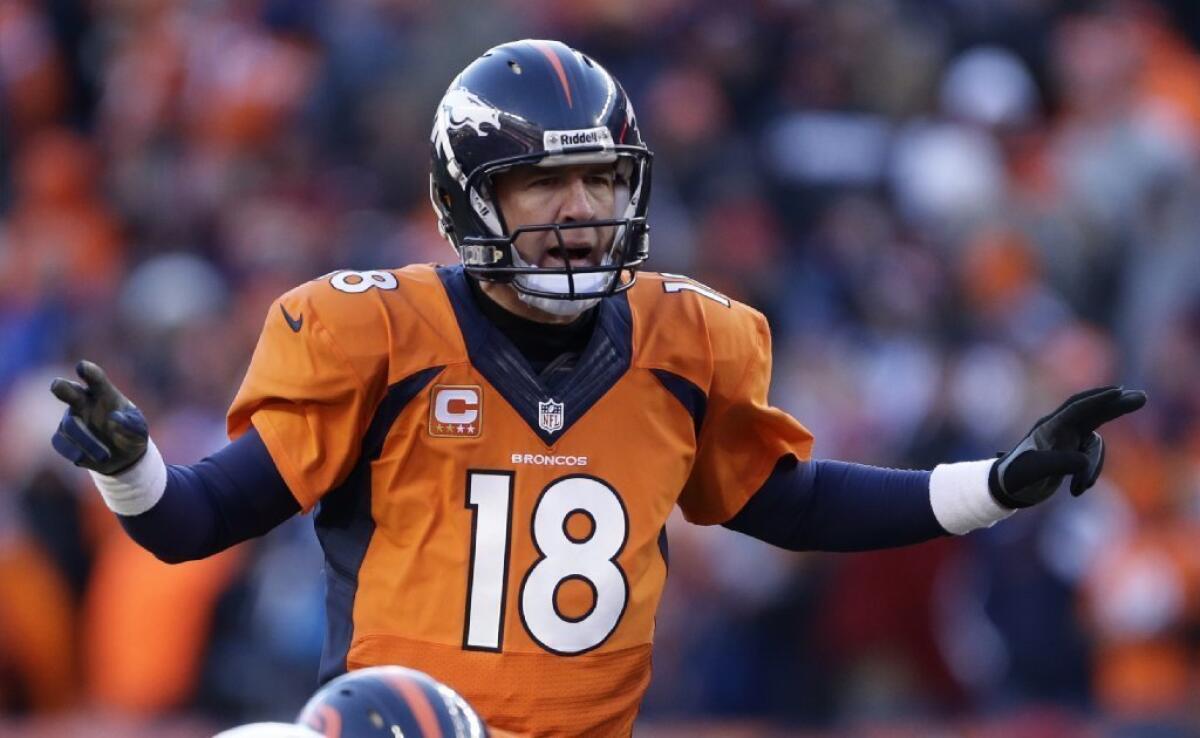 Peyton Manning had 55 touchdown passes, 5,477 passing yards and a 115.1 quarterback rating this season.