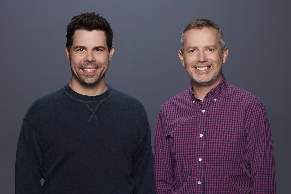 Nick Stanton and Devin Bunje are co-creators and co-executive producers of Disney's "Hailey's On It!" animated series.