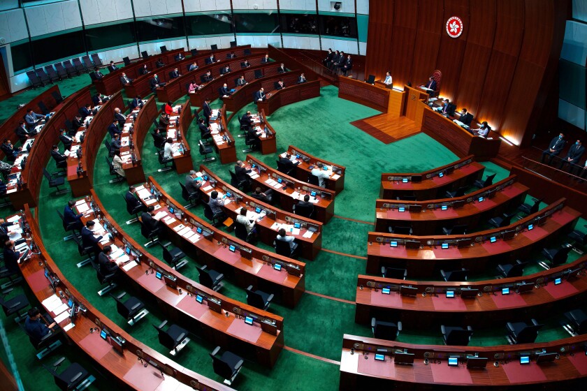 Hong Kong Legislative Council meeting