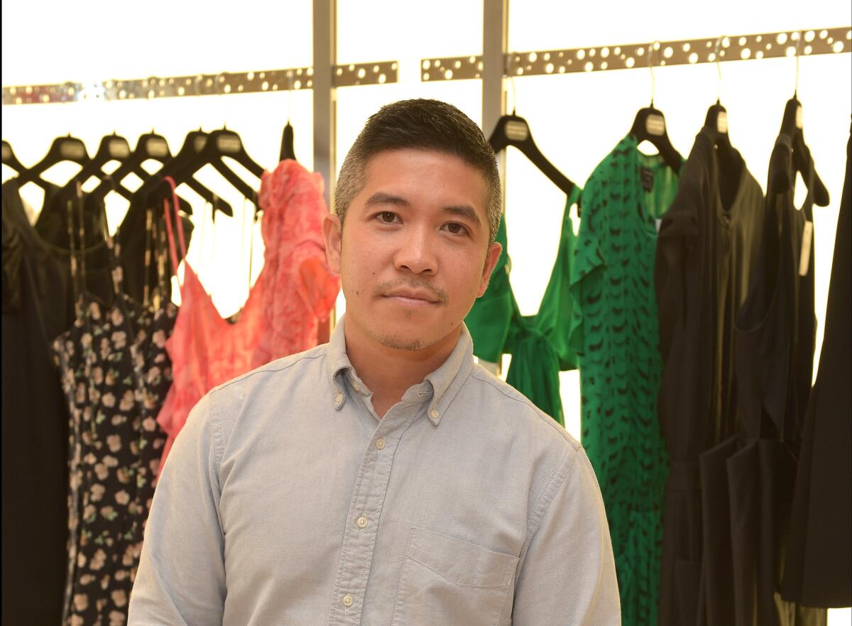 Designer Thakoon Panichgul at Barneys New York in Beverly Hills on Oct. 25. The retailer hosted dinners on both coasts to celebrate his 10th anniversary capsule collection.