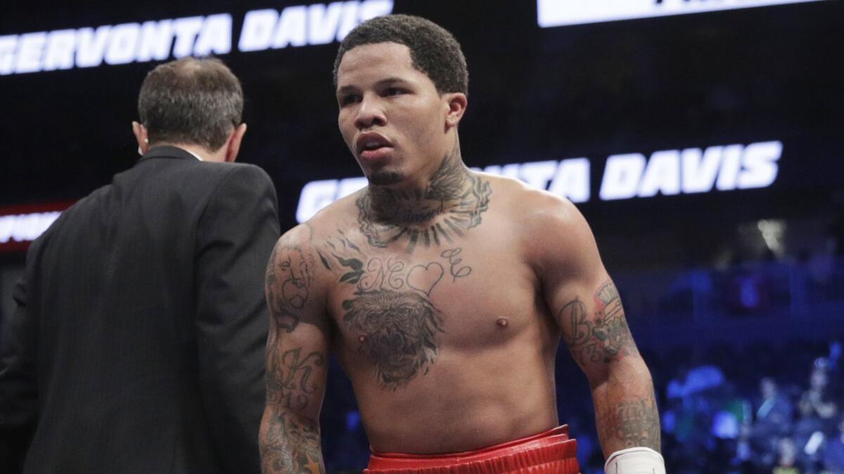 Gervonta Davis only needed one round to defeat Hugo Ruiz and retain his WBA super-featherweight title on Saturday.