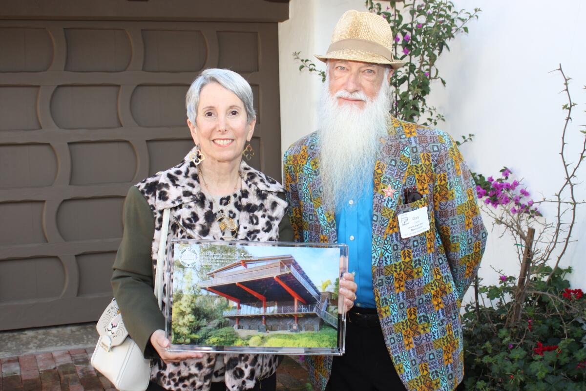 Joan and Gary Gand won the Jewel Award for Residential Restoration Post-World War II.