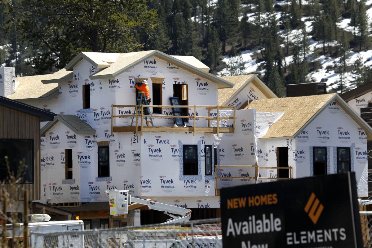 Housing construction in Truckee is on the rise as more people can work virtually and want to get out of big cities.