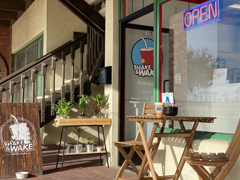 Shake & Wake is a new restaurant in Pacific Beach.