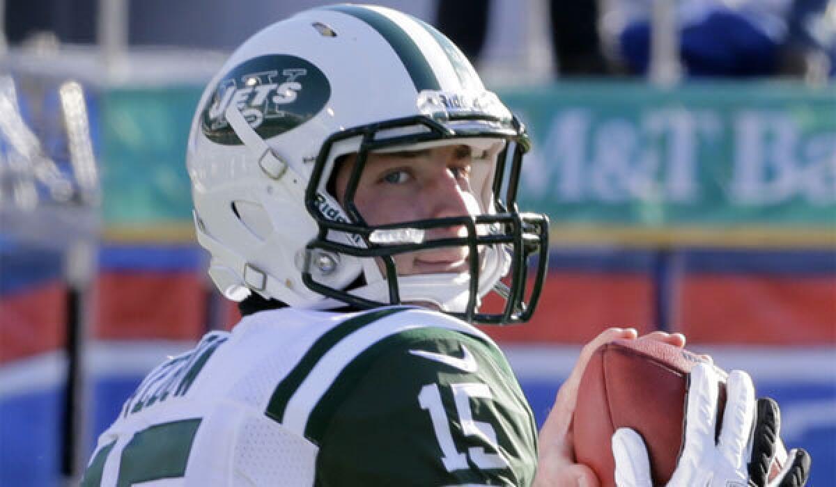 Tim Tebow didn't see much playing time with the New York Jets last season but could still be in the mix down the road.