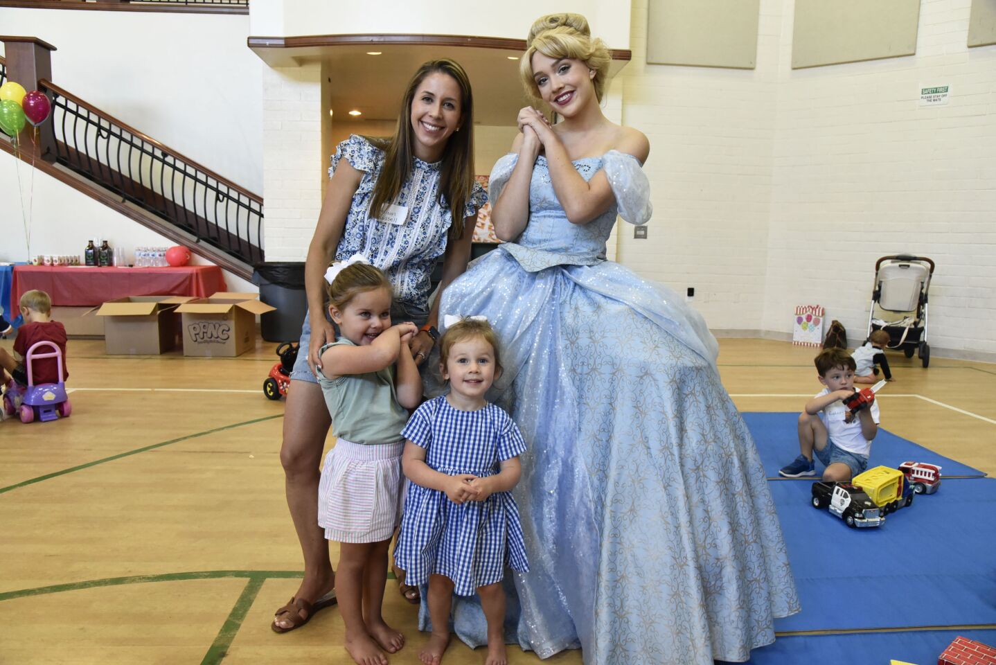 Alison Russell with Madeline and Willa, Cinderella