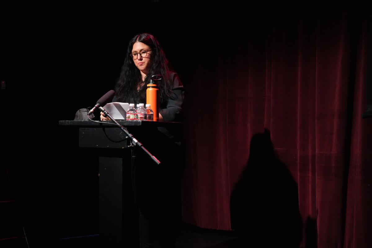 Vanessa Angelica Villarreal at the 4th annual Southern California Poetry Festival, 2022.